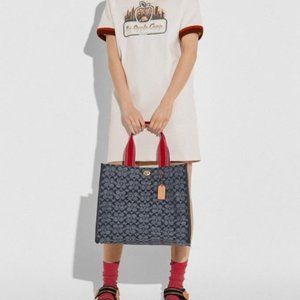 Coach Chambray Tote